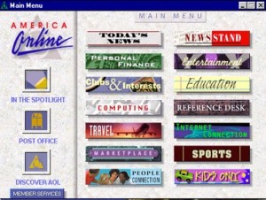 AOL Screen 1993