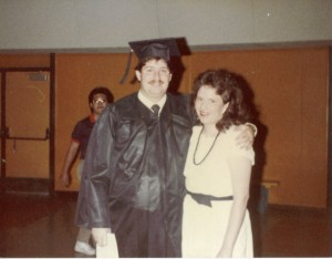 David in 1984 at NAU Graduation
